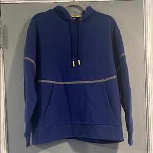 BONOBOS Fielder Blue Hoodie with Gray Reflective Detail Size L‎